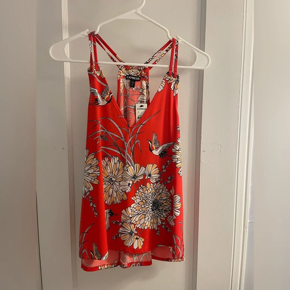 EXPRESS Racerback Blouse - Picture 1 of 5